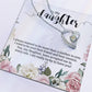 Forever Love Necklace For Daughter - Floral Style