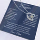 Forever Love Necklace For Daughter - Dark Blue