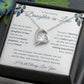 Forever Love Necklace For Daughter-In-Law - Leafy White