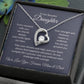 Forever Love Necklace For Daughter - Dark