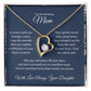 Forever Love Necklace For Quilting Mother - Dark Blue