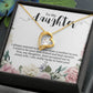 Forever Love Necklace For Daughter - Floral Style