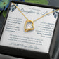 Forever Love Necklace For Daughter-In-Law - Leafy White