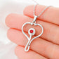 Stethoscope Necklace For Daughter - Floral Delight