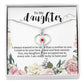 Stethoscope Necklace For Daughter - Floral Style