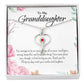 Stethoscope Necklace For Granddaughter - Corner Roses on White