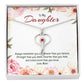 Stethoscope Necklace For Daughter - Floral Delight