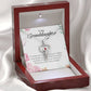 Stethoscope Necklace For Granddaughter - Corner Roses on White