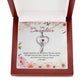 Stethoscope Necklace For Daughter - Floral Delight